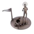 Rustic Golf Tourney Rustic Golfer Eco Friendly Auto Part Sculpture Online now