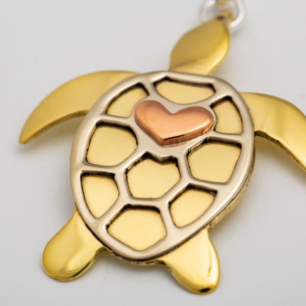 Sea Turtle Love Mixed Metal Earrings For Discount