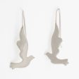 Dove Silhouette Sterling Earrings For Discount