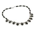 Abundance Onyx and Multigem Sterling Silver Waterfall Necklace on Sale