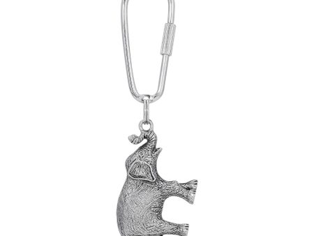 1928 Jewelry® Pewter Elephant Key Fob on Sale