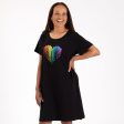 Rainbow Painted Paws Nightgown Online now