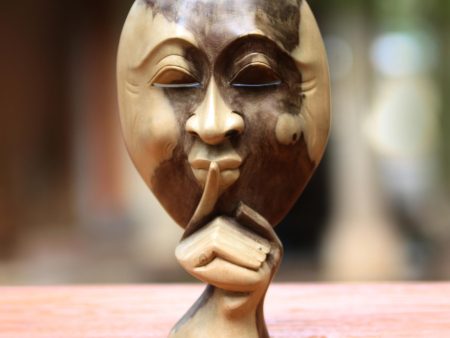 A Secret Shared Unique Wood Sculpture Hot on Sale