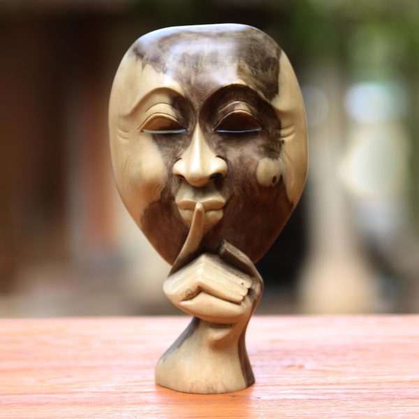 A Secret Shared Unique Wood Sculpture Hot on Sale