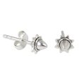 Acorn Star Acorn Theme Fair Trade Silver Stud Earrings Fashion