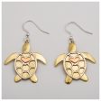 Sea Turtle Love Mixed Metal Earrings For Discount