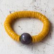 Adepa Orb Agate and Recycled Plastic Beaded Stretch Bracelet Sale