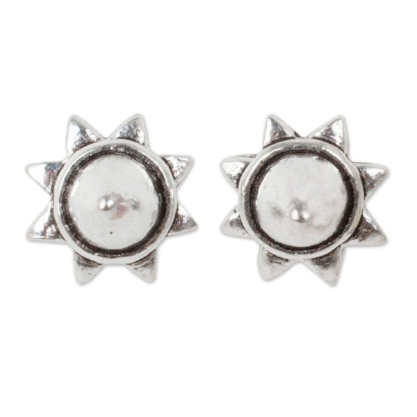 Acorn Star Acorn Theme Fair Trade Silver Stud Earrings Fashion