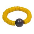 Adepa Orb Agate and Recycled Plastic Beaded Stretch Bracelet Sale