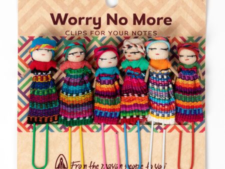 Worry No More Dolls Paper Clips - Set of 6 For Cheap