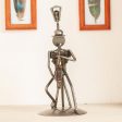 Sax on the Corner Auto Part and Recycled Metal Musician Sculpture Online Hot Sale