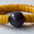 Adepa Orb Agate and Recycled Plastic Beaded Stretch Bracelet Sale