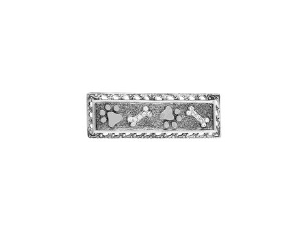 1928 Jewelry® Pewter Paw And Bones Bar Pin Online Sale