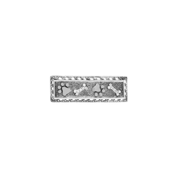 1928 Jewelry® Pewter Paw And Bones Bar Pin Online Sale