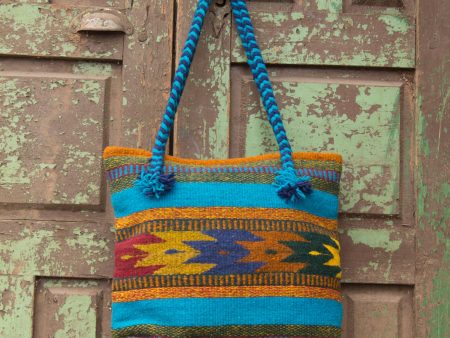 Zapotec Summertime Wool tote bag Online now