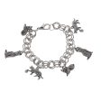 1928 Jewelry® Pewter 6 Cat Charm Bracelet Fashion