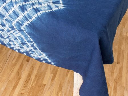 Ancestral Techniques Tie-Dyed Cotton Tablecloth from Guatemala Cheap