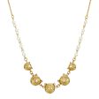 1928 Jewelry® Multi Cat Face With Pearl Chain Necklace 16In Adj. Fashion