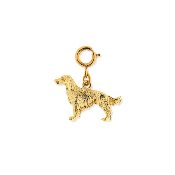 1928 Jewelry® 14K Golden Retriever Dog Charm Fashion