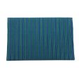 Lurik Guardian Teal  100% Cotton Teal Green Striped Tablet Sleeve from Indonesia Hot on Sale