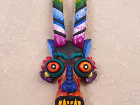 Age-Old Devil Colorful Ceramic Devil Mask from Peru Discount