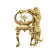 1928 Jewelry® 14K Gold-Dipped Crystal Cat And Fish Bowl Pin Online now