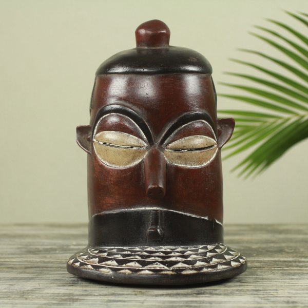 Bobo Ceremony Burkina Faso African Mask Hand Carved from Native Wood Online now