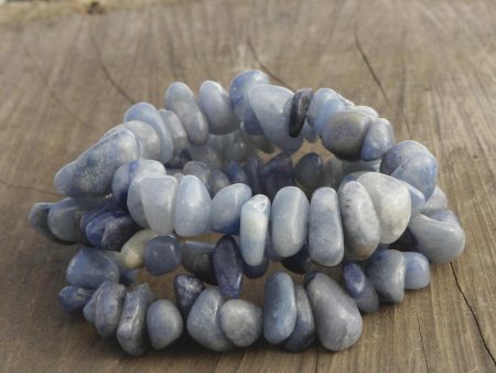 Wonders Blue Quartz Beaded Stretch Bracelets from Brazil (Set of 3) Discount